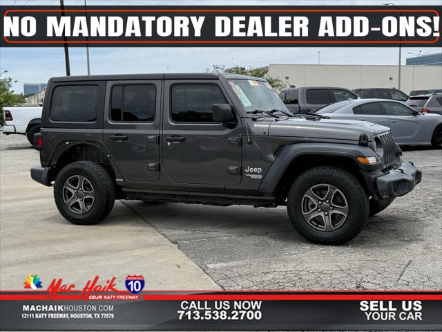 2019 Jeep Wrangler Unlimited Sport S 4x4