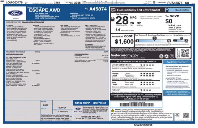 2023 Ford Escape Active