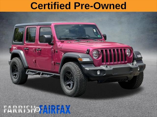2022 Jeep Wrangler Unlimited Sport S 4x4