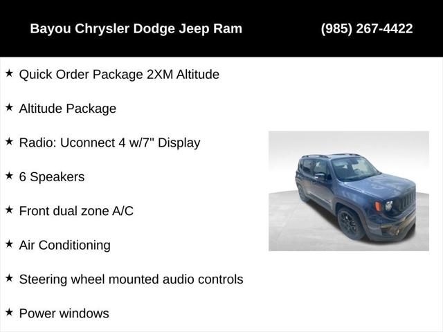 2020 Jeep Renegade Altitude FWD