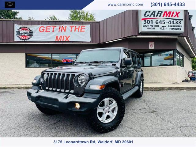 2018 Jeep Wrangler Unlimited Sport S 4x4 for sale in Waldorf, MD