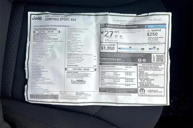 2025 Jeep Compass Sport 4x4