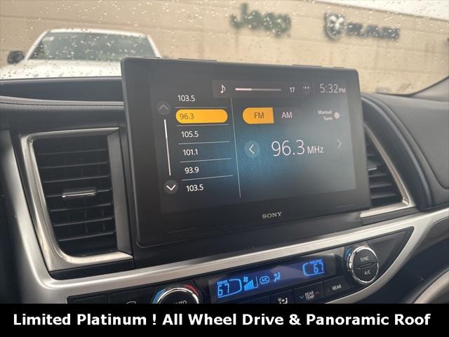 2018 Toyota Highlander Limited Platinum