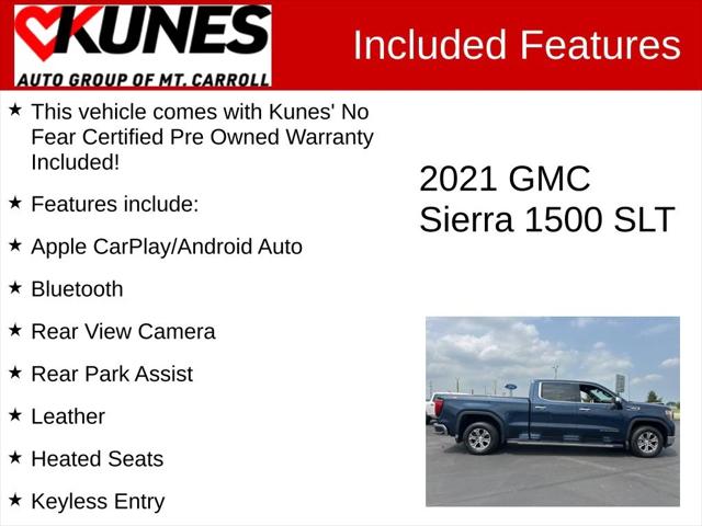 2021 GMC Sierra 1500 4WD Crew Cab Standard Box SLT