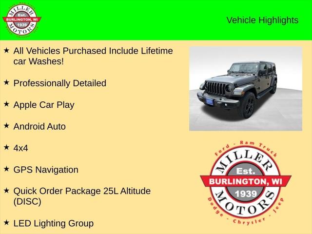2021 Jeep Wrangler Unlimited Sahara Altitude 4x4