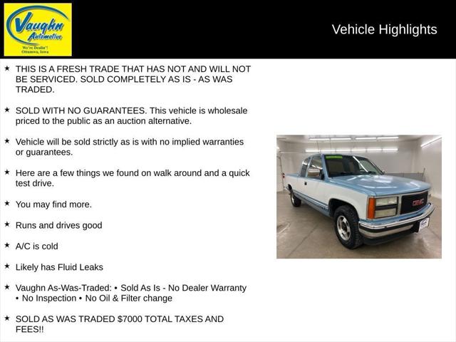 1990 GMC Sierra 1500 SLE