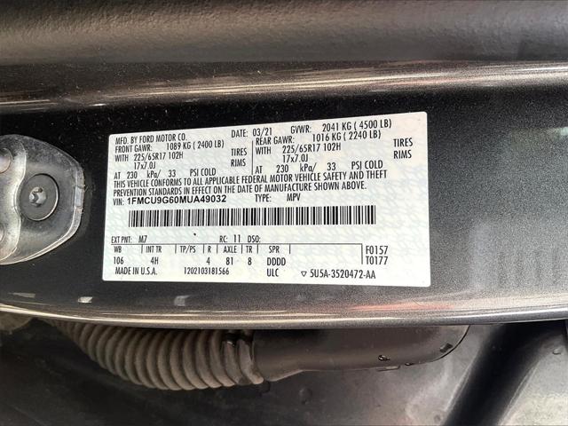 2021 Ford Escape SE