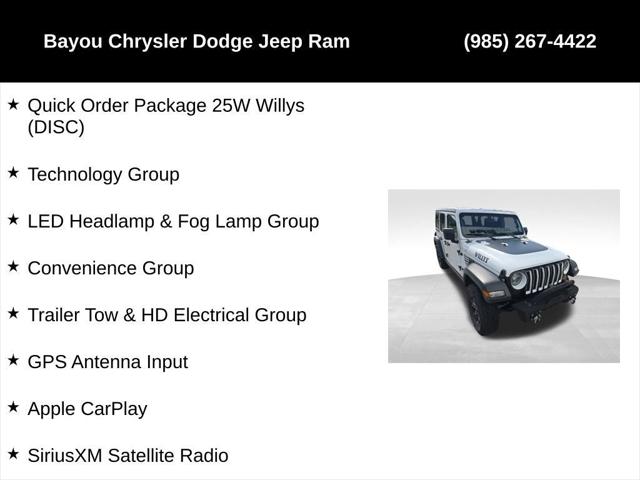 2021 Jeep Wrangler Unlimited Willys 4x4