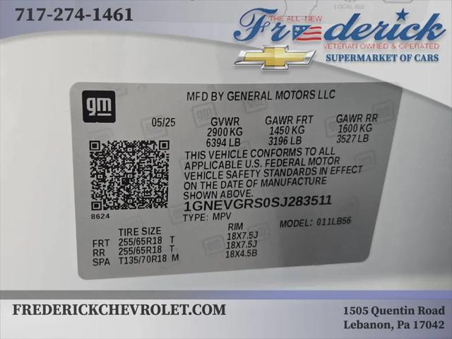2025 Chevrolet Traverse AWD LT