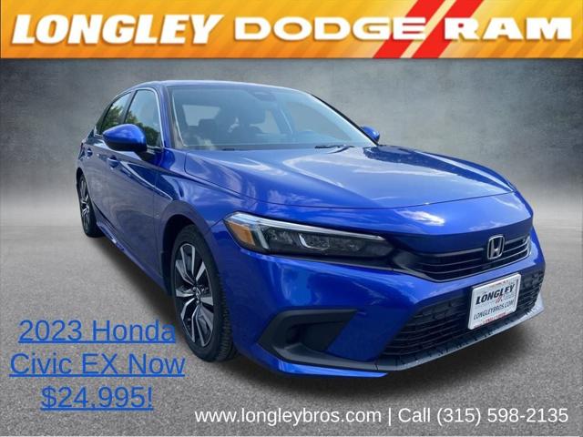 2023 Honda Civic EX w/o BSI Sedan