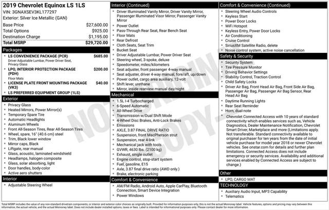 2019 Chevrolet Equinox LS