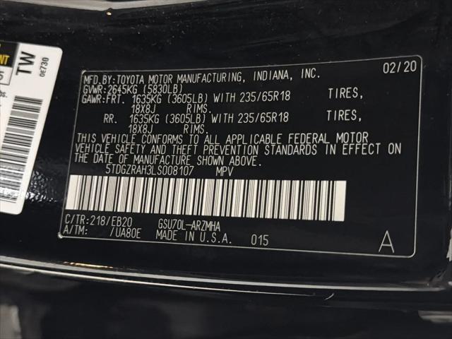 2020 Toyota Highlander XLE