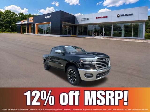2026 RAM Ram 1500 RAM 1500 LARAMIE CREW CAB 4X4 57 BOX