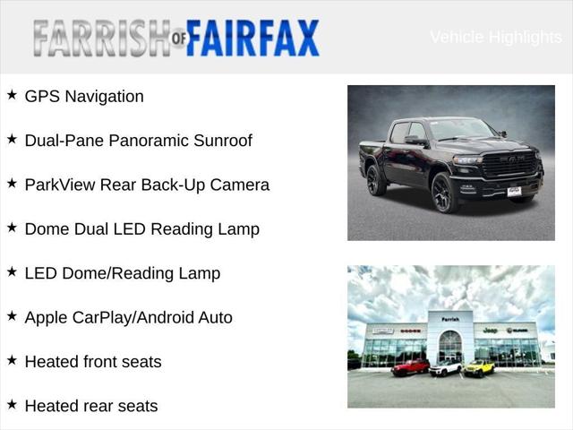 2026 RAM Ram 1500 RAM 1500 LARAMIE CREW CAB 4X4 57 BOX