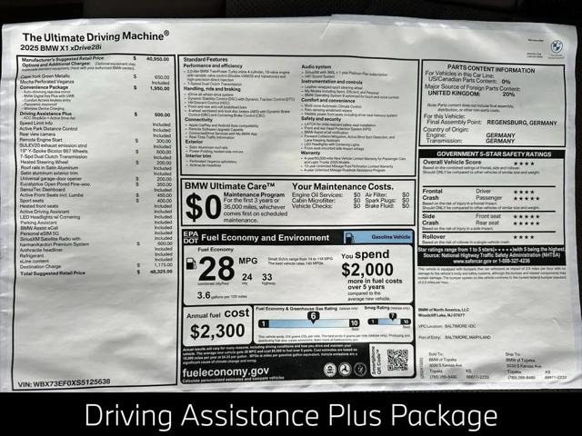 2025 BMW X1 xDrive28i