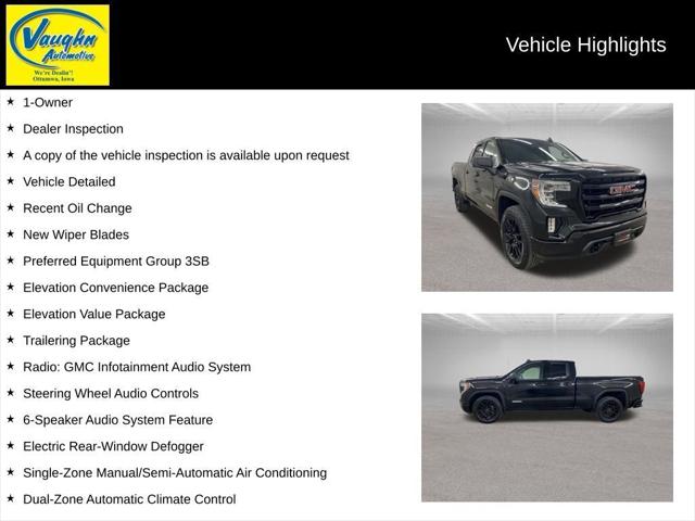 2020 GMC Sierra 1500 4WD Double Cab Standard Box Elevation