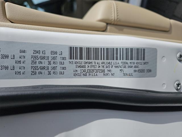 2015 Jeep Grand Cherokee Limited