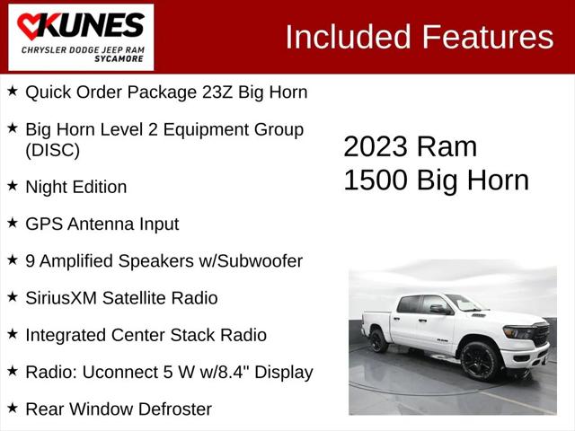 2023 RAM 1500 Big Horn Crew Cab 4x4 57 Box