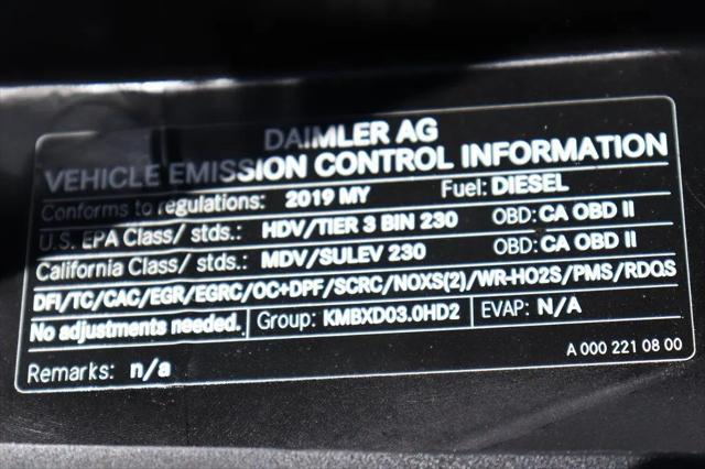 2019 Mercedes-Benz Sprinter 4500 Chassis Standard Roof V6