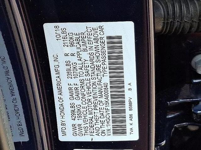 2019 Honda Accord LX