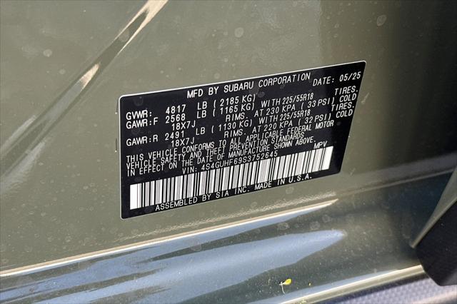 2025 Subaru Crosstrek Sport