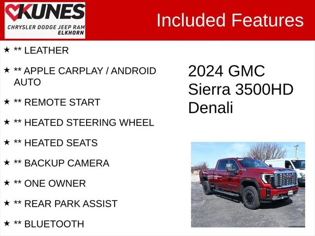 2024 GMC Sierra 3500HD 4WD Crew Cab Standard Bed Denali