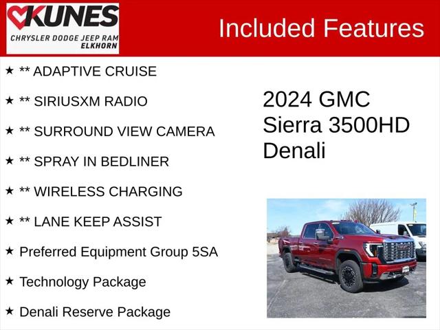 2024 GMC Sierra 3500HD 4WD Crew Cab Standard Bed Denali