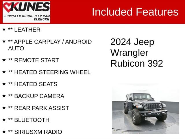 2024 Jeep Wrangler 4-Door Rubicon 392 4x4