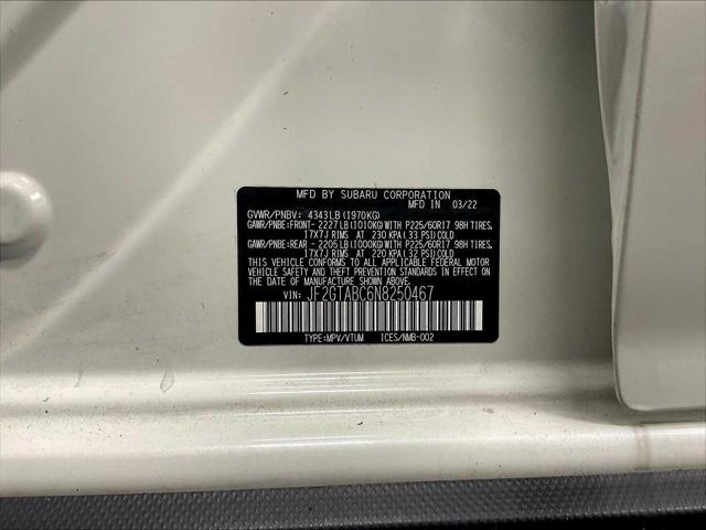 2022 Subaru Crosstrek Unknown