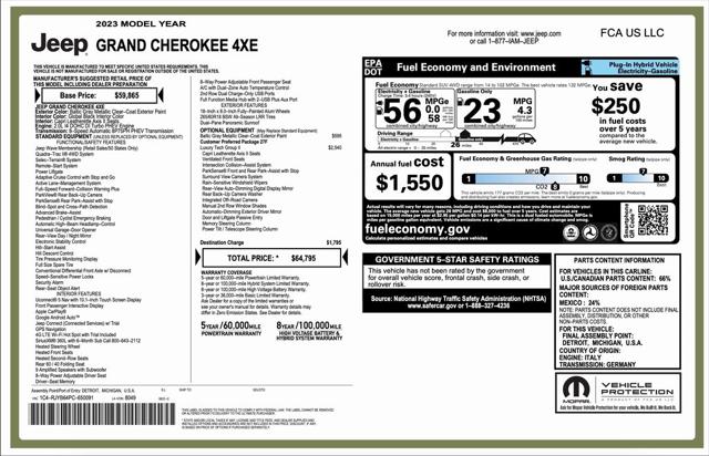2023 Jeep Grand Cherokee 4xe 4xe