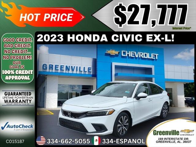 2023 Honda Civic EX-L w/o BSI Hatchback