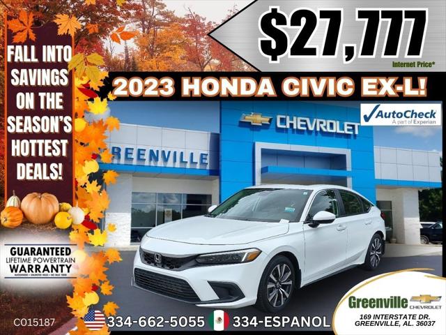 2023 Honda Civic Hatchback EX-L w/o BSI Hatchback 2023 Honda Civic Hatchback EX-L w/o BSI Hatchback