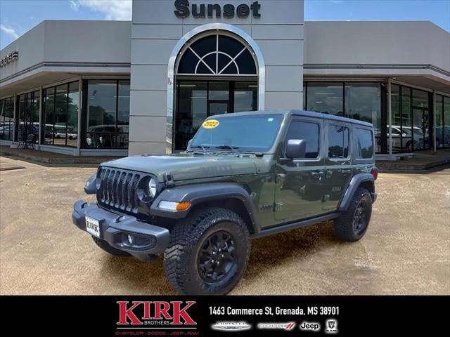 2022 Jeep Wrangler Unlimited Willys Sport 4x4 2022 Jeep Wrangler Unlimited Willys Sport 4x4