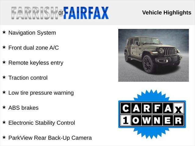2021 Jeep Wrangler 4xe Unlimited Sahara 4x4