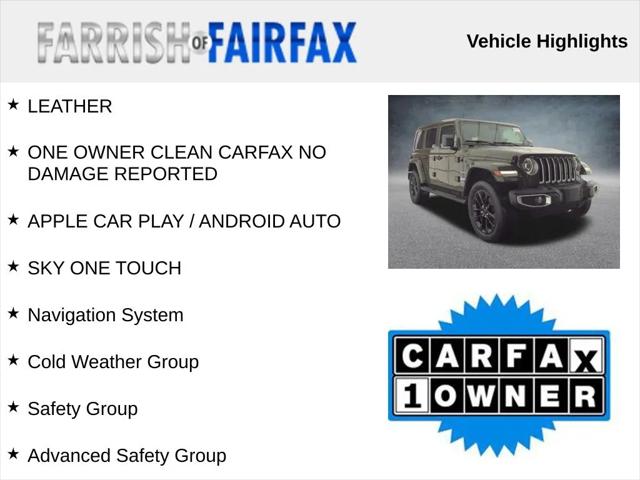 2021 Jeep Wrangler 4xe Unlimited Sahara 4x4