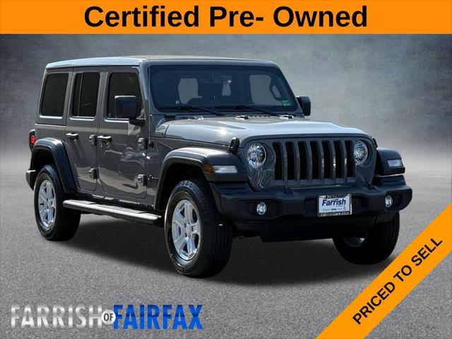 2021 Jeep Wrangler Unlimited Sport S 4x4 2021 Jeep Wrangler Unlimited Sport S 4x4