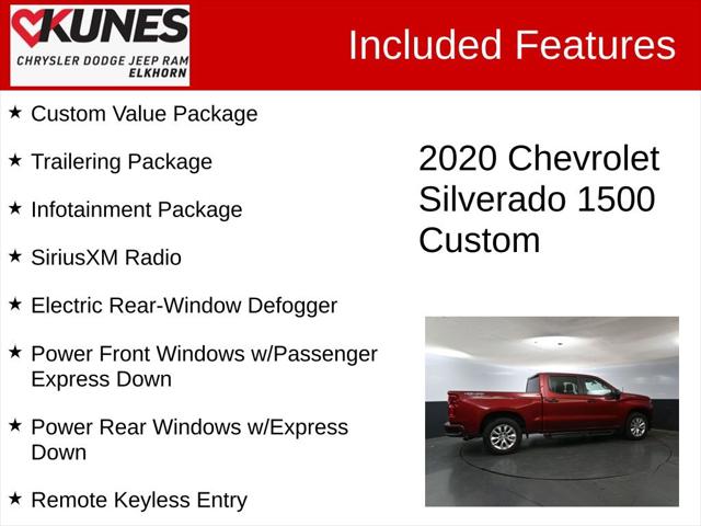 2020 Chevrolet Silverado 1500 4WD Crew Cab Short Bed Custom
