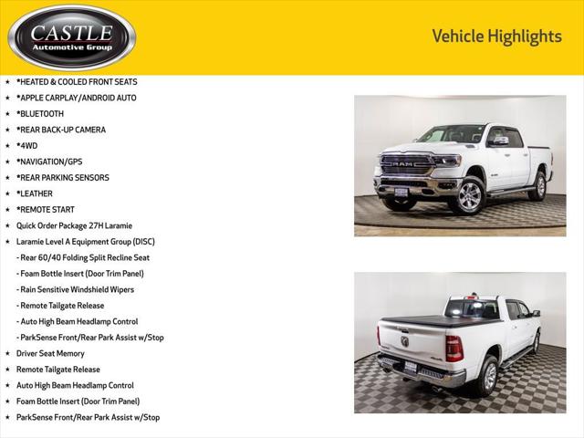 2022 RAM 1500 Laramie Crew Cab 4x4 57 Box