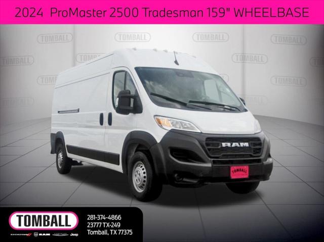 2024 RAM ProMaster 2500 Cargo Van Tradesman High Roof 159 WB w/Pass Seat
