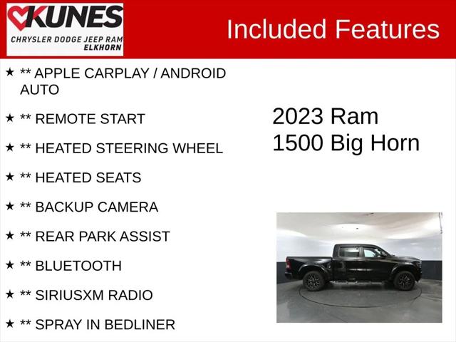 2023 RAM 1500 Big Horn Crew Cab 4x4 57 Box