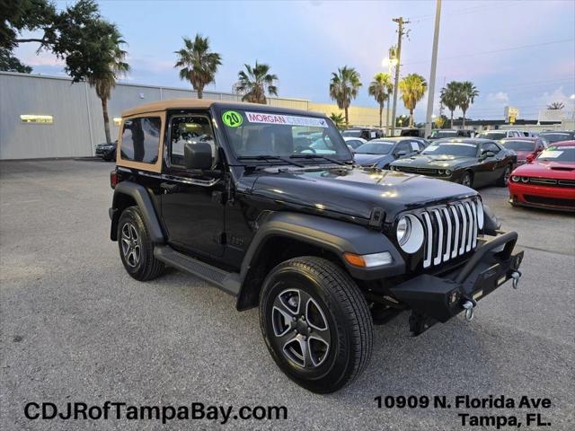 2020 Jeep Wrangler Black and Tan 4X4