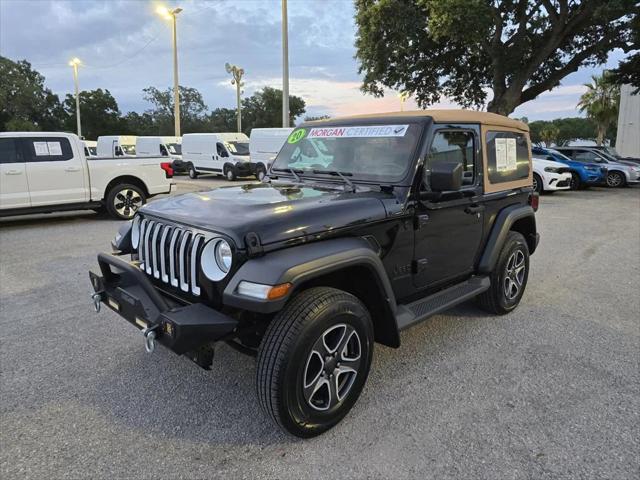 2020 Jeep Wrangler Black and Tan 4X4