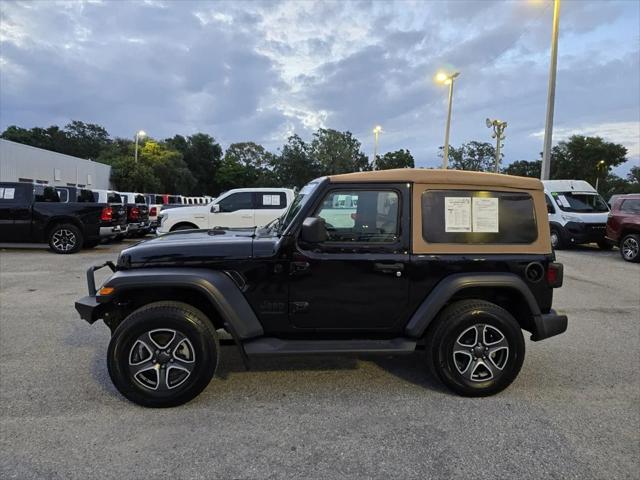 2020 Jeep Wrangler Black and Tan 4X4