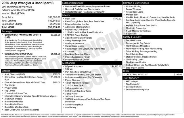 2025 Jeep Wrangler 4-Door Summit 4x4
