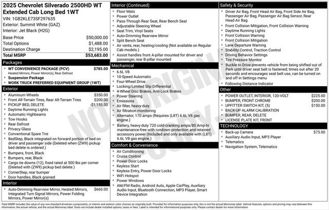 2025 Chevrolet Silverado 2500HD Work Truck