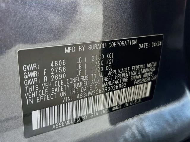 2024 Subaru Legacy Sport