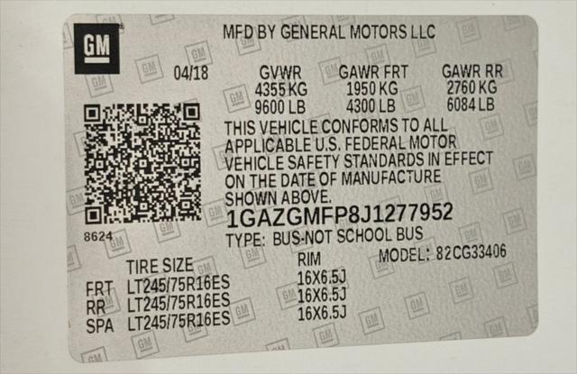 2018 Chevrolet Express LT