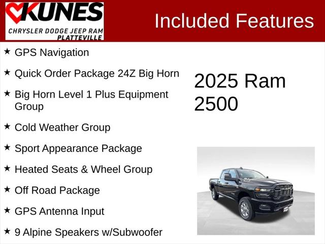 2025 RAM Ram 2500 RAM 2500 BIG HORN CREW CAB 4X4 64 BOX