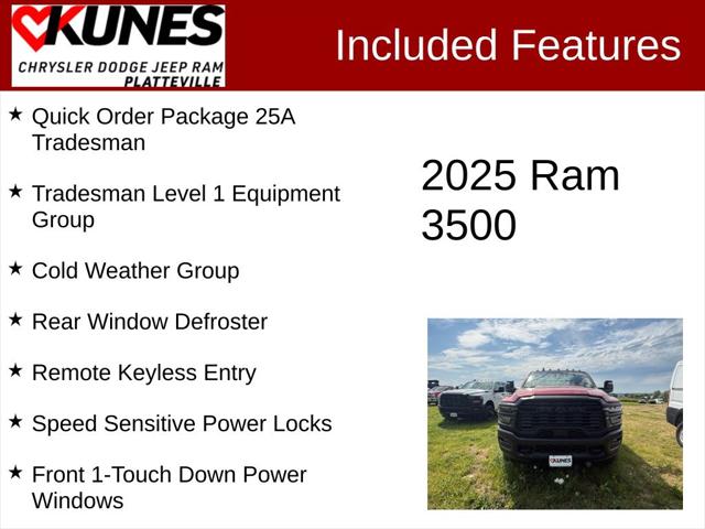 2025 RAM 3500 Chassis RAM 3500 TRADESMAN CHASSIS REGULAR CAB 4X4 84 CA