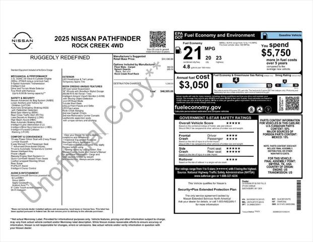 2025 Nissan Pathfinder Rock Creek 4WD